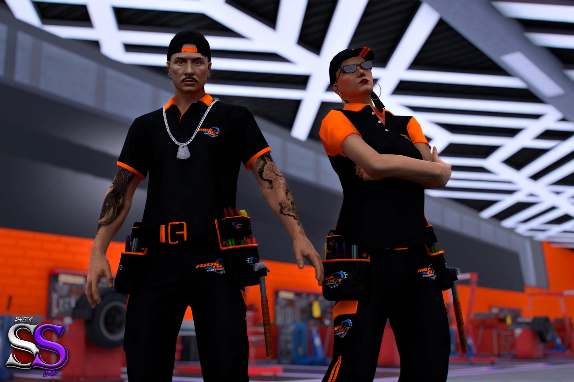 Ride Out Customs Mechanic Clothing Pack