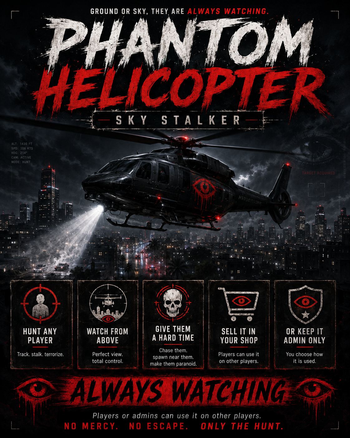 Supernatural Stalker Phantom Car and Aircraft.