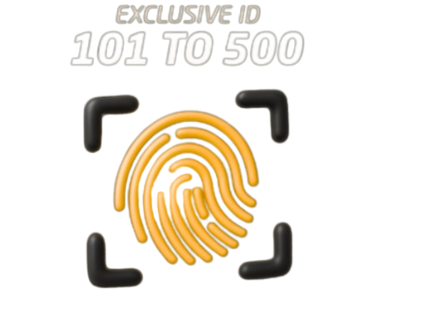 Exclusive ID 101 to 500