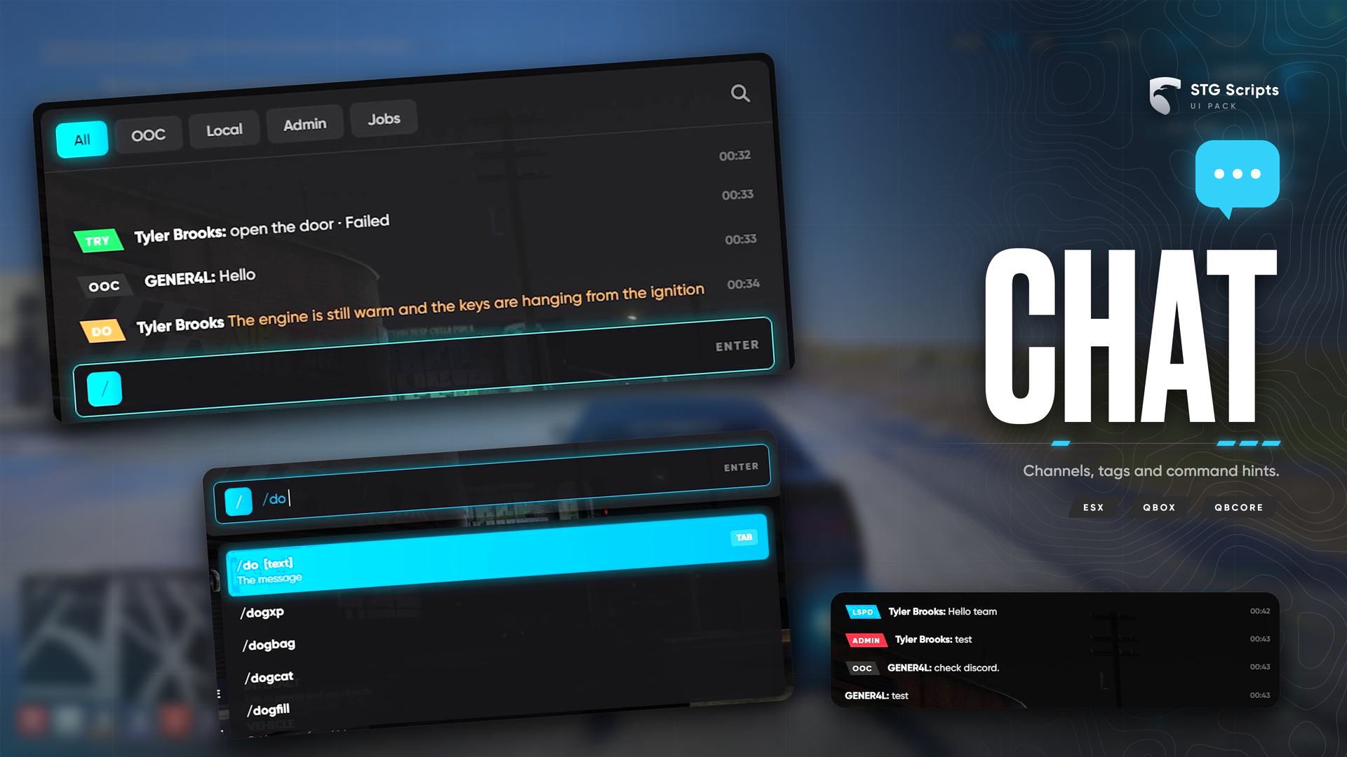 FiveM UI Pack: Chat Script