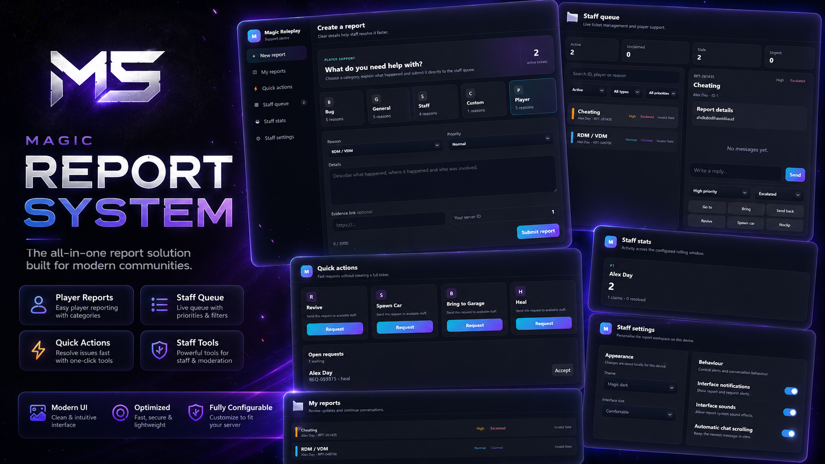 Magic Report System – Open Source