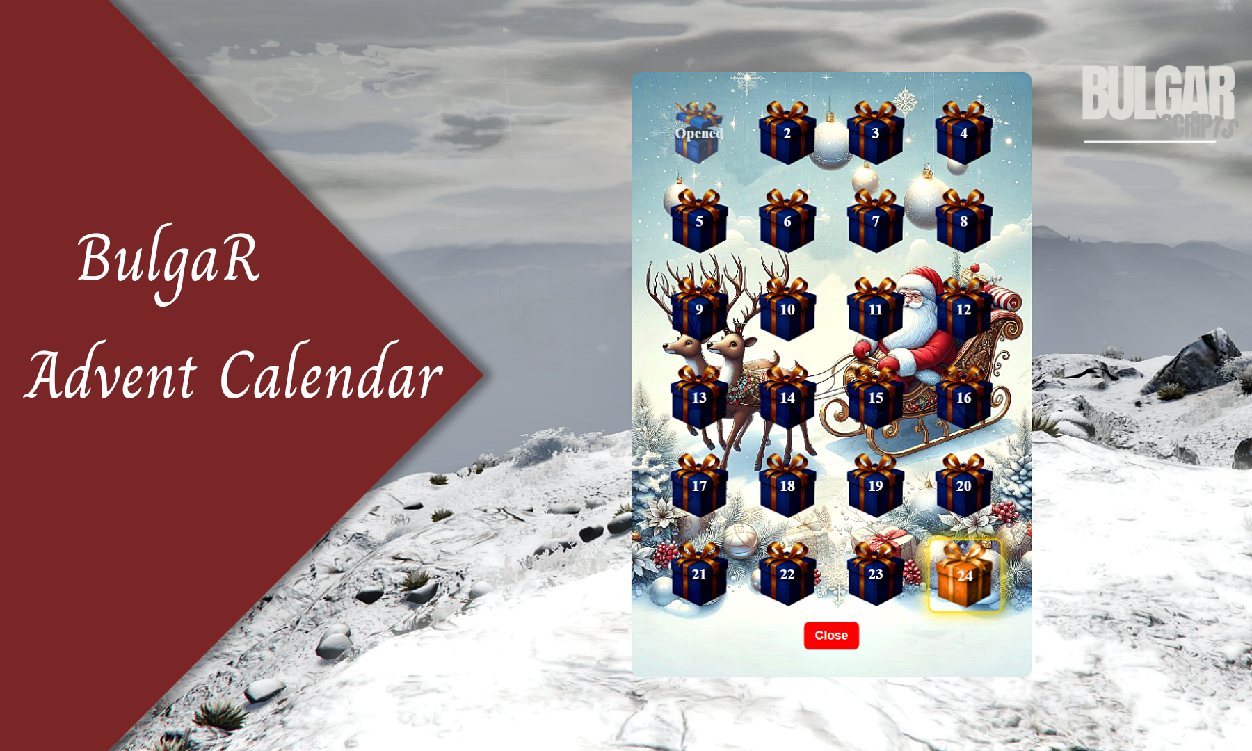 BulgaR Advent Calendar [ESX] & [QBCore]