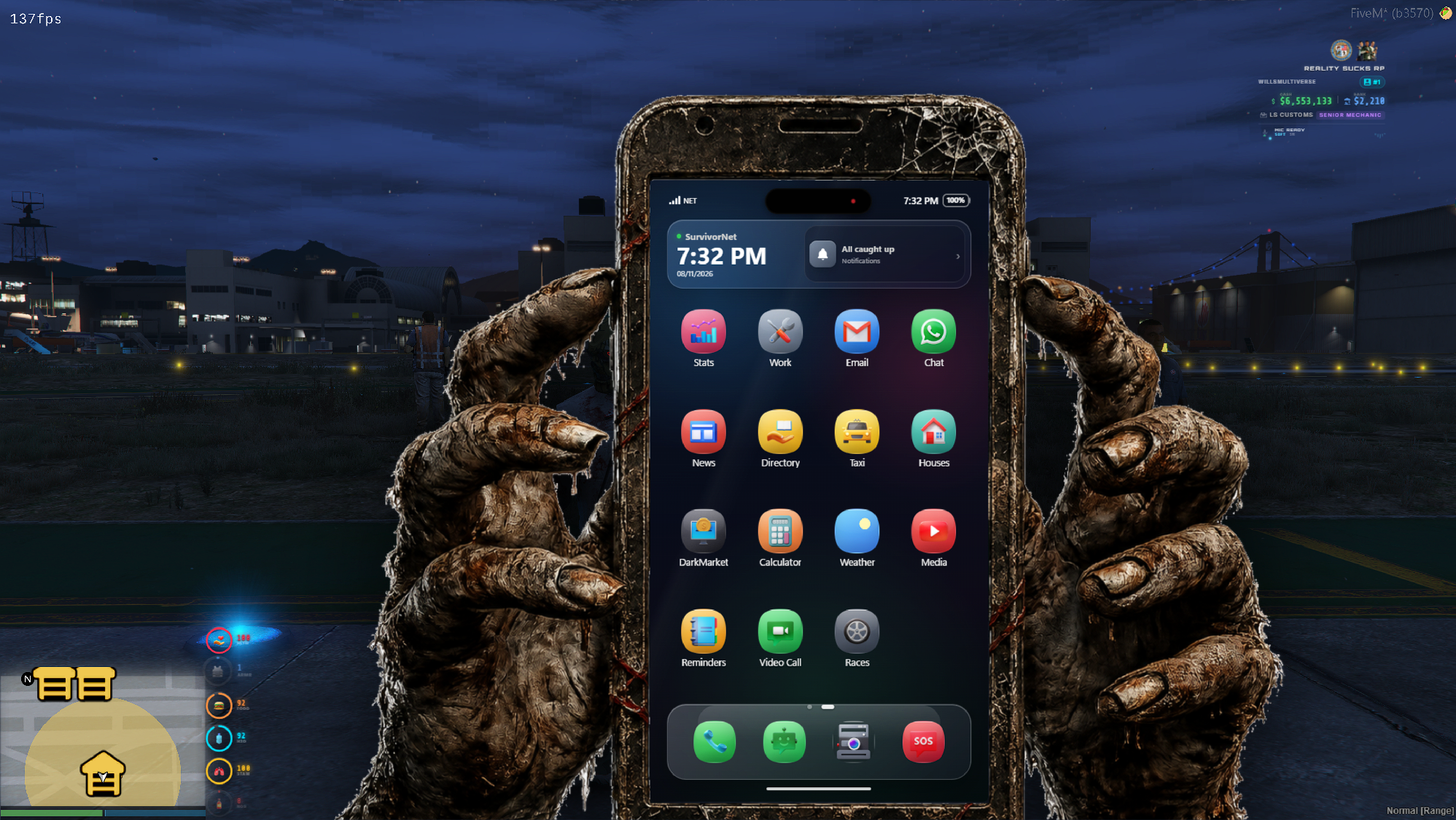 RS Zombie Phone - Apocalypse Communication & Survival System