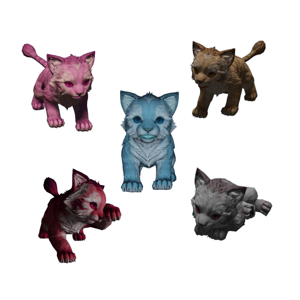 Tiger Cubs - 5 Color Variations