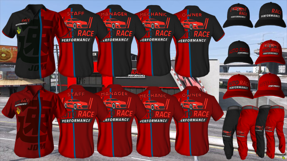 Auto Race Performance  Uniform 1 [M+F]