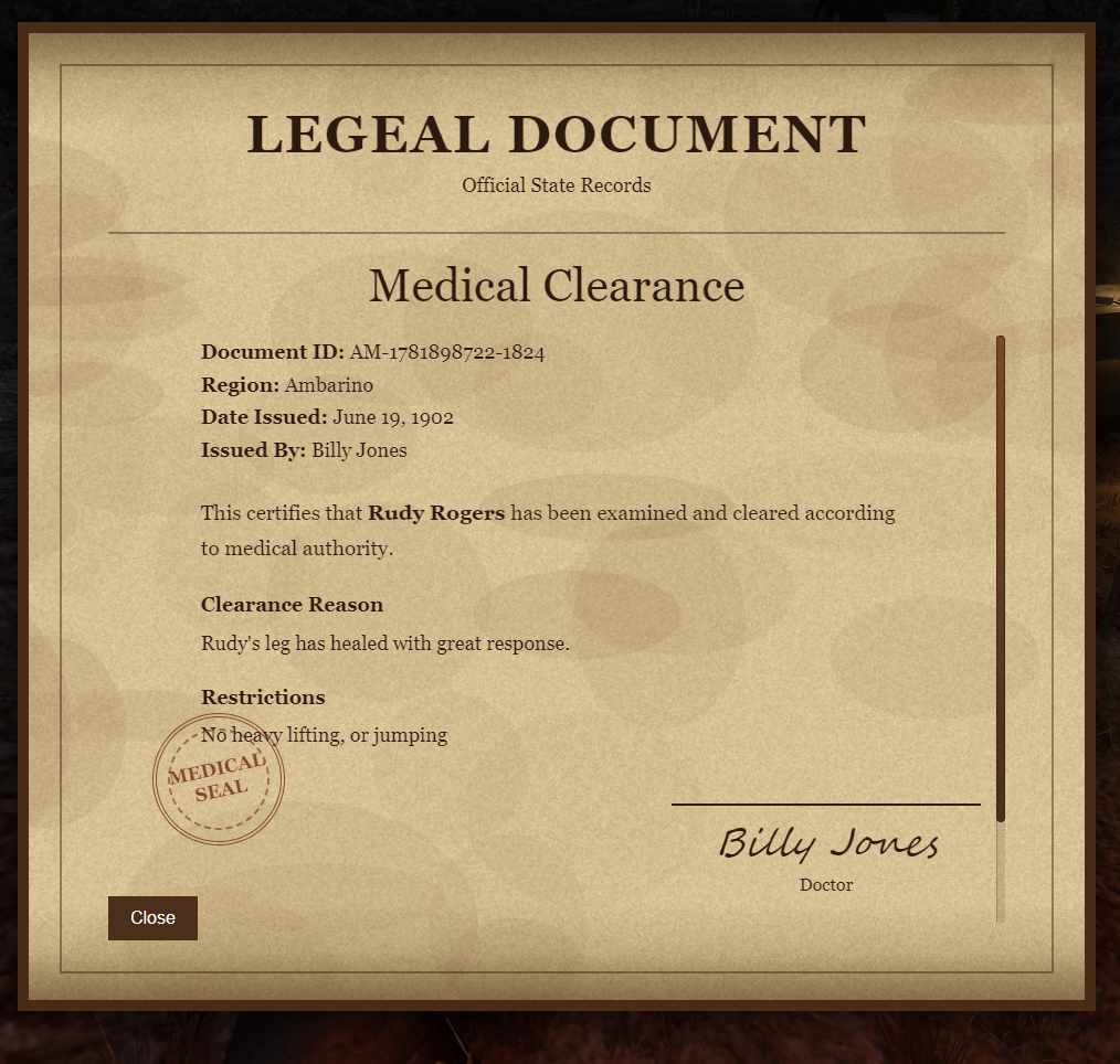 [Legendary Documents]