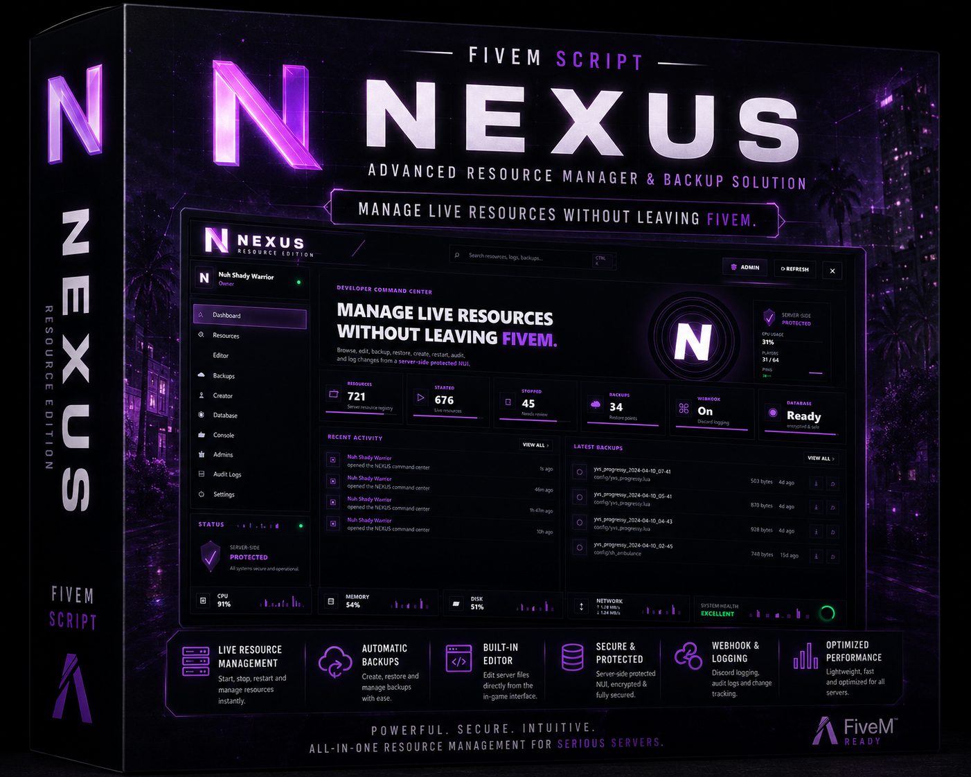 HEADKNOCKA NEXUS — In-Game Resource Editor [OPENSOURCE]
