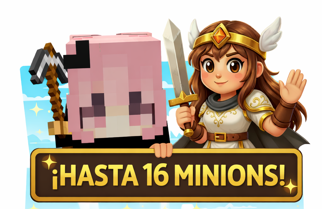 ✨ ¡Mejora 16 Minions! ✨