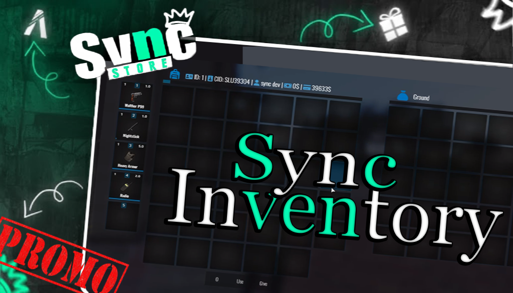 Sync Inventory / QBCore / ESX PROMO 20%