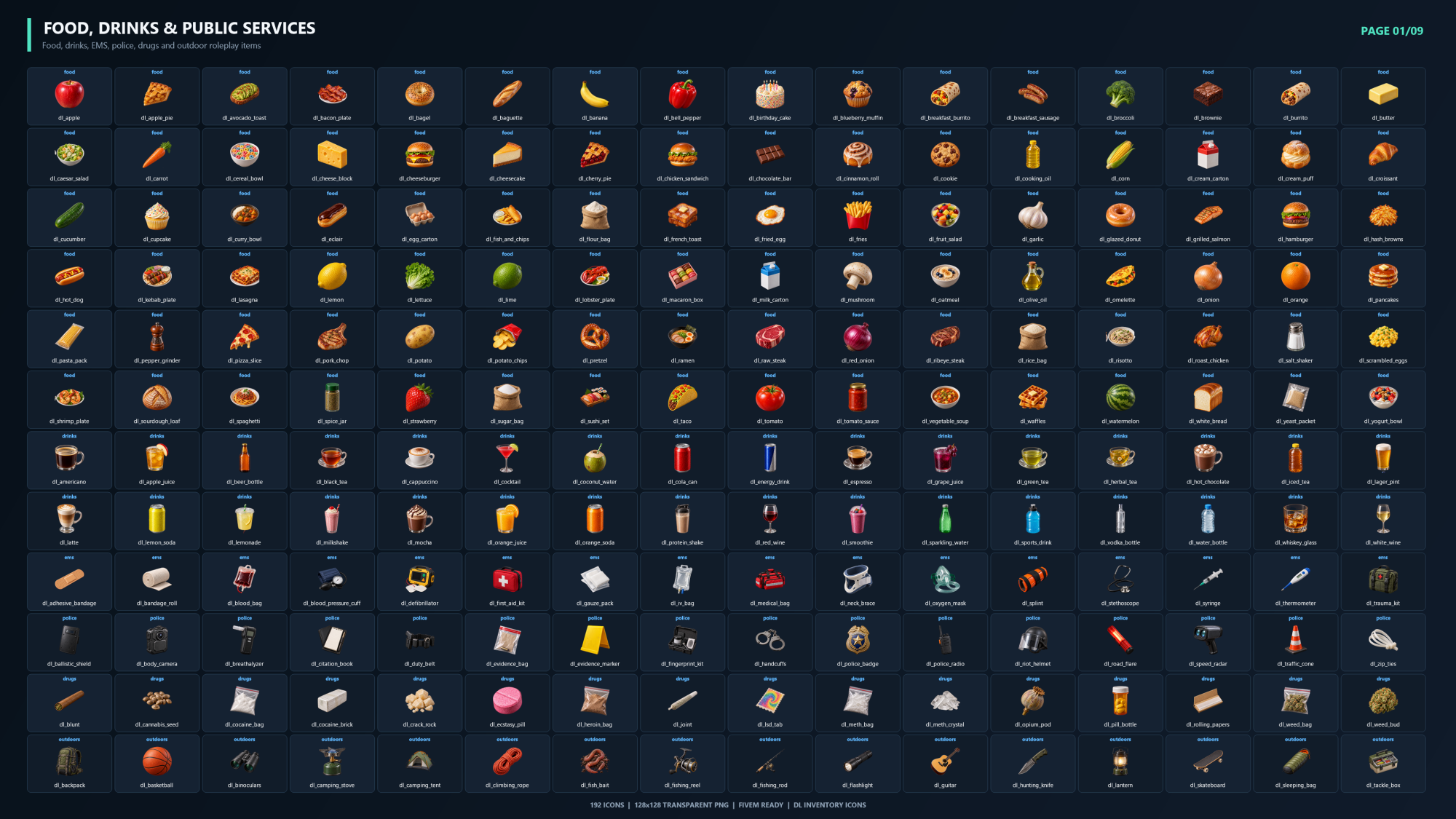 Inventory Icons | 1,924 Icons & Ready Configurations
