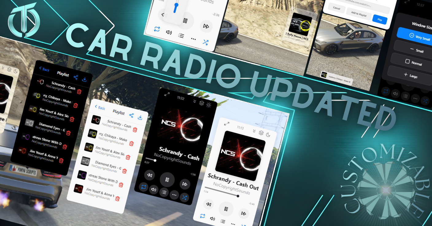 CAR RADIO [QB/QBX/ESX] [OPENSOURCE]