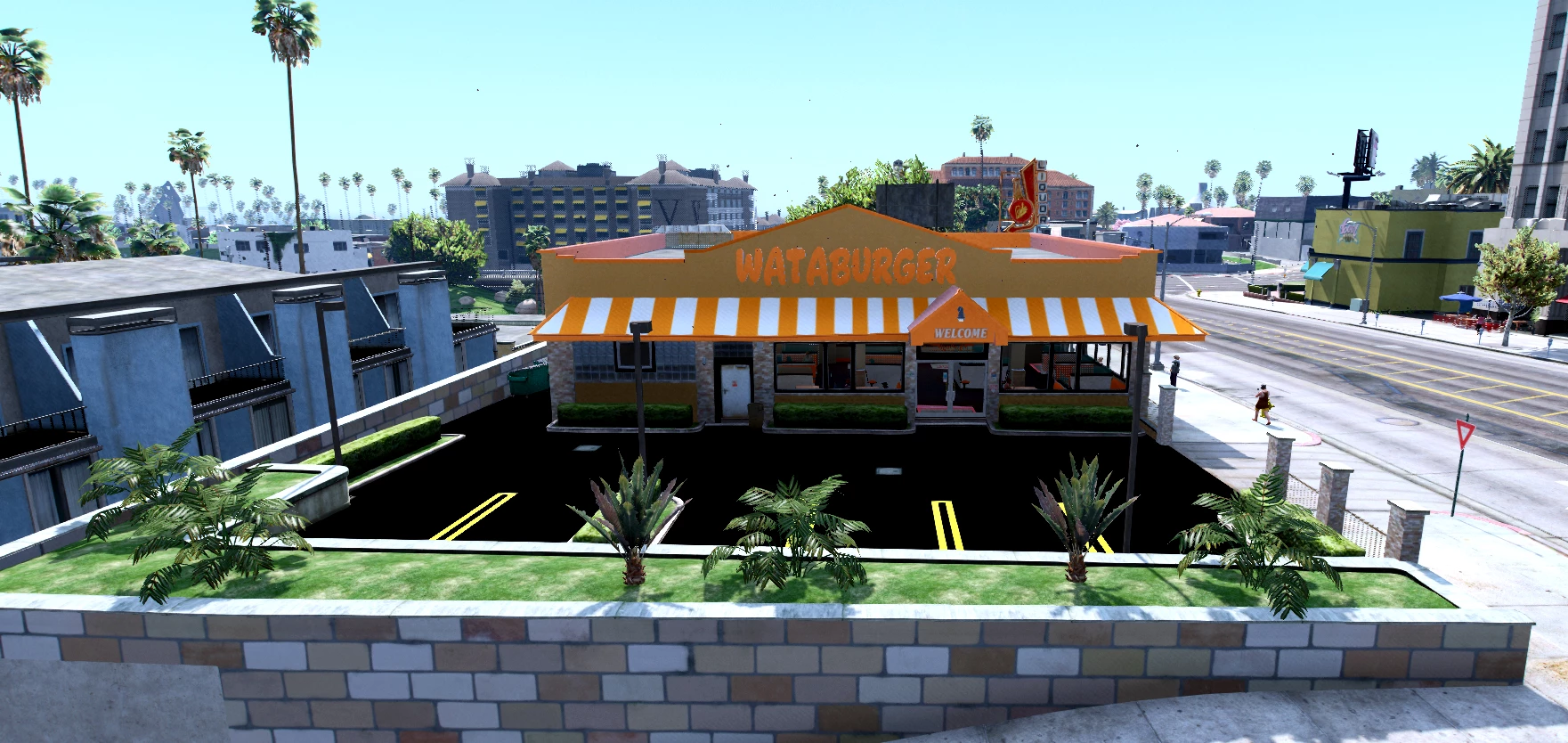 CUSTOM 🍔 WATABURGER FIVEM MLO