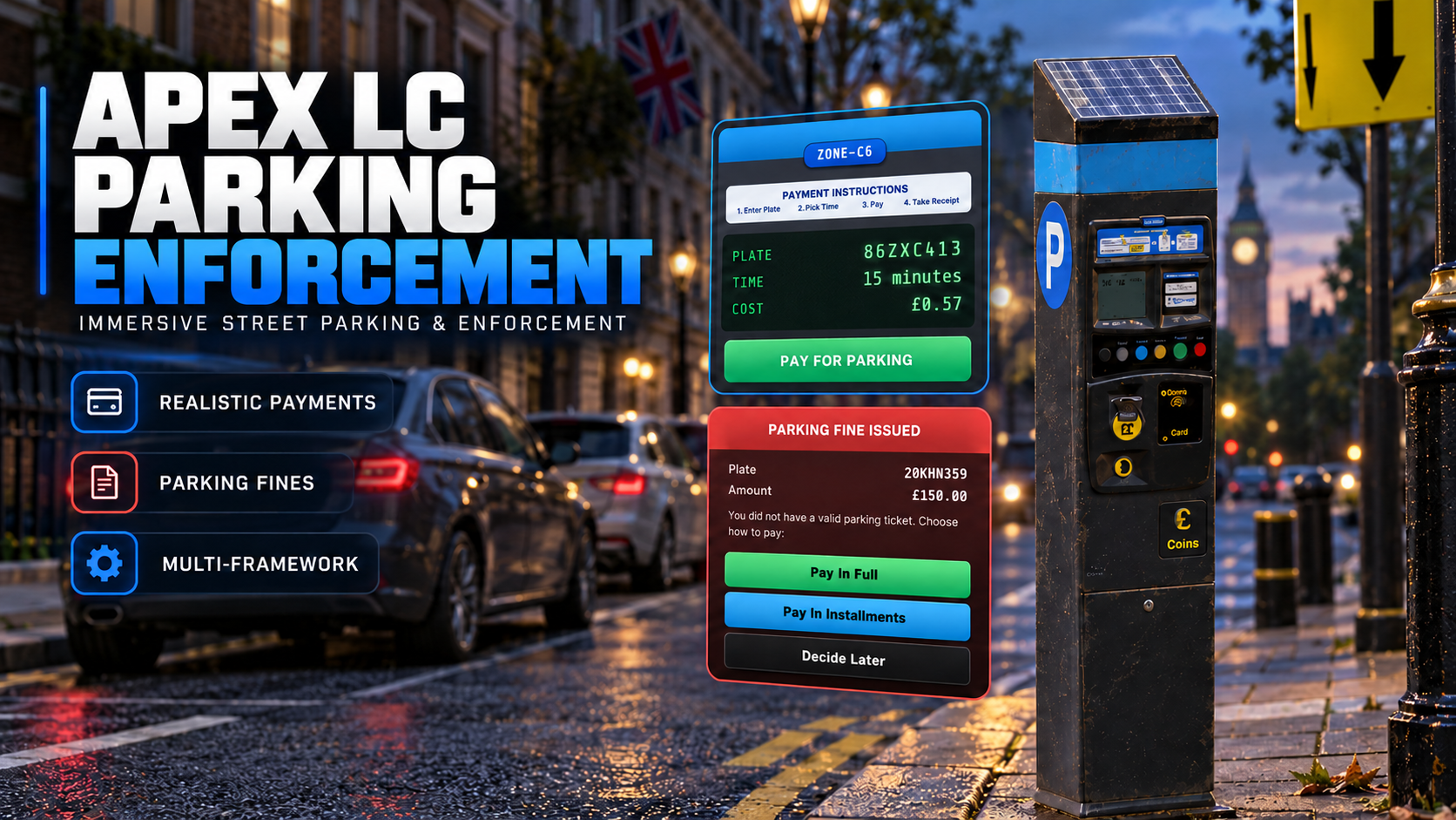 Apex LC Parking inforcement