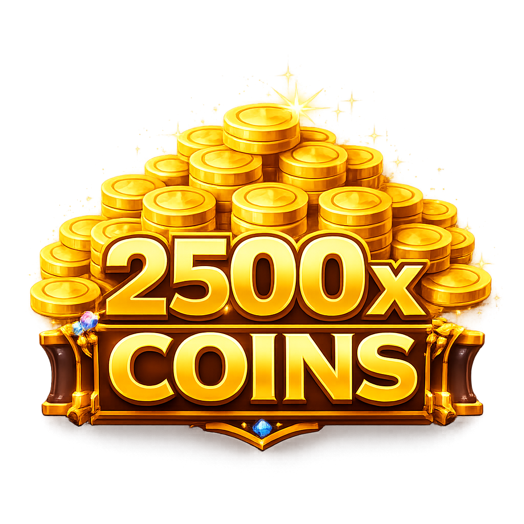 2500x Coins