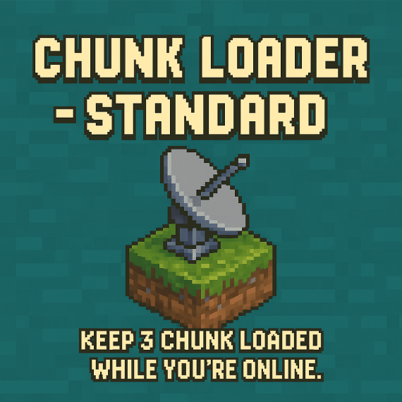 🔹 Chunk Loader – Standard (3 Loaded Chunks)