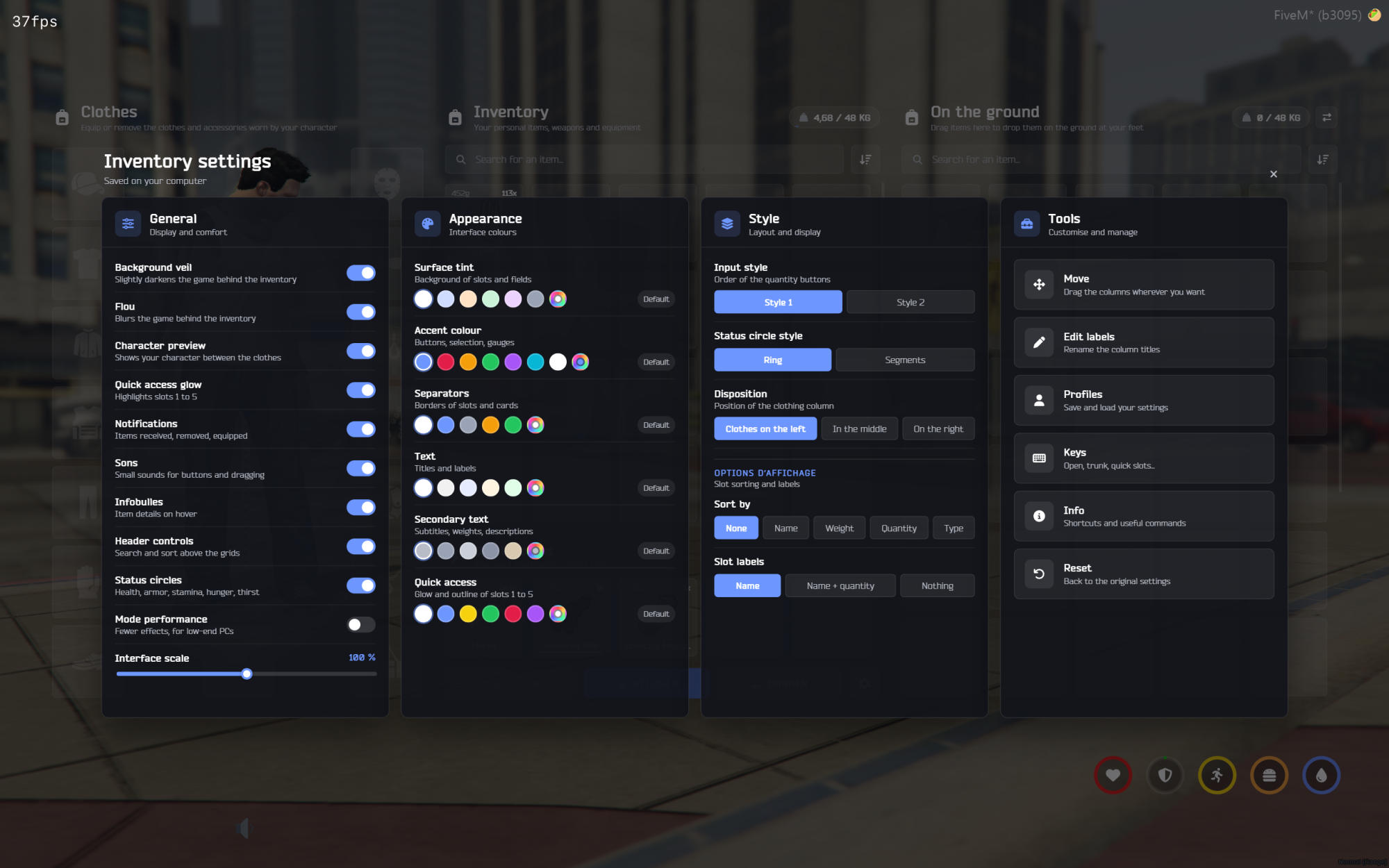 LRD Inventory — Advanced Inventory, Weapon Attachments, Clothing, Shops & Crafting
