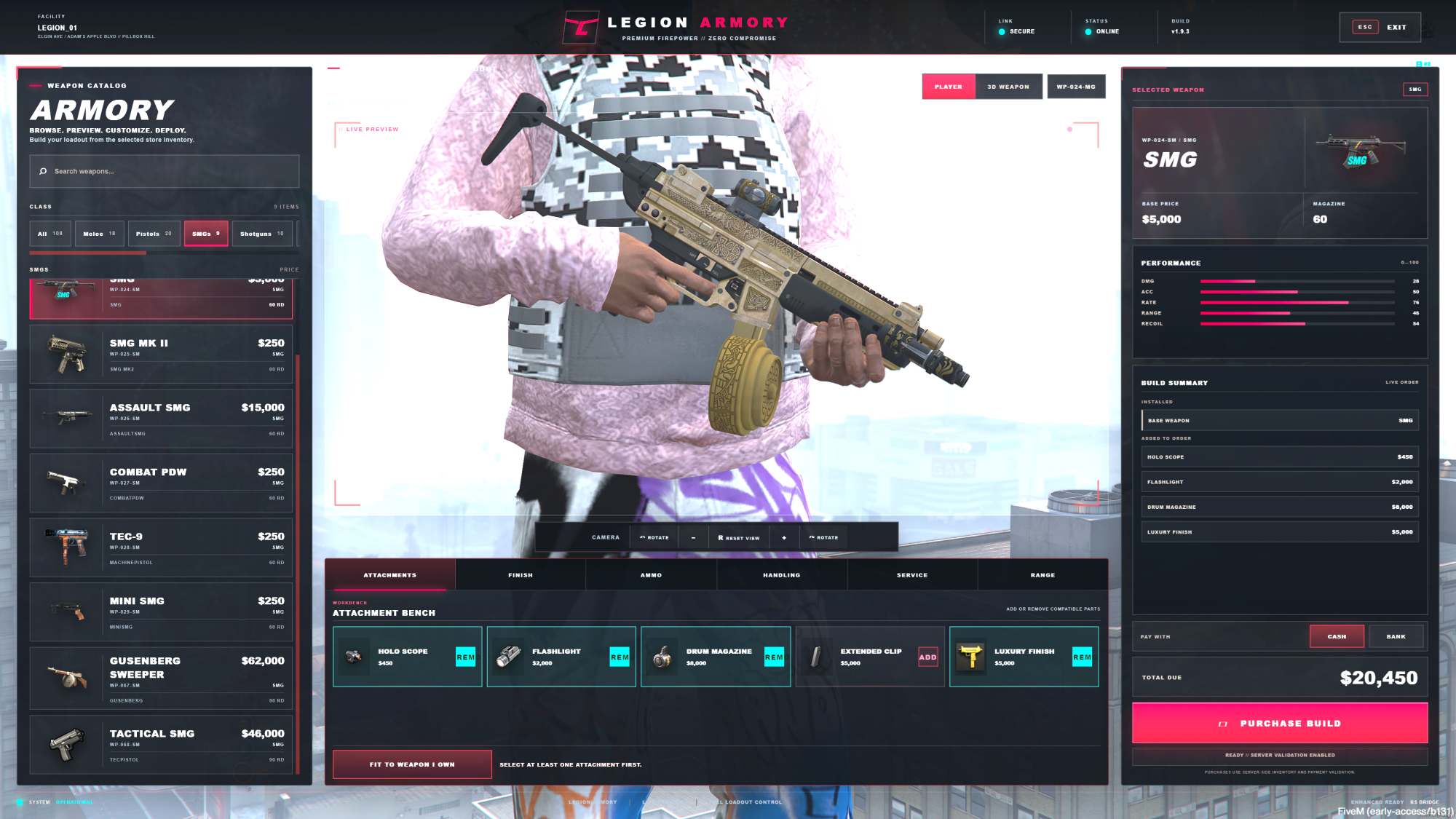 rs-weaponshops Tactical Weapon Shop + Draw Styles + Range Trials