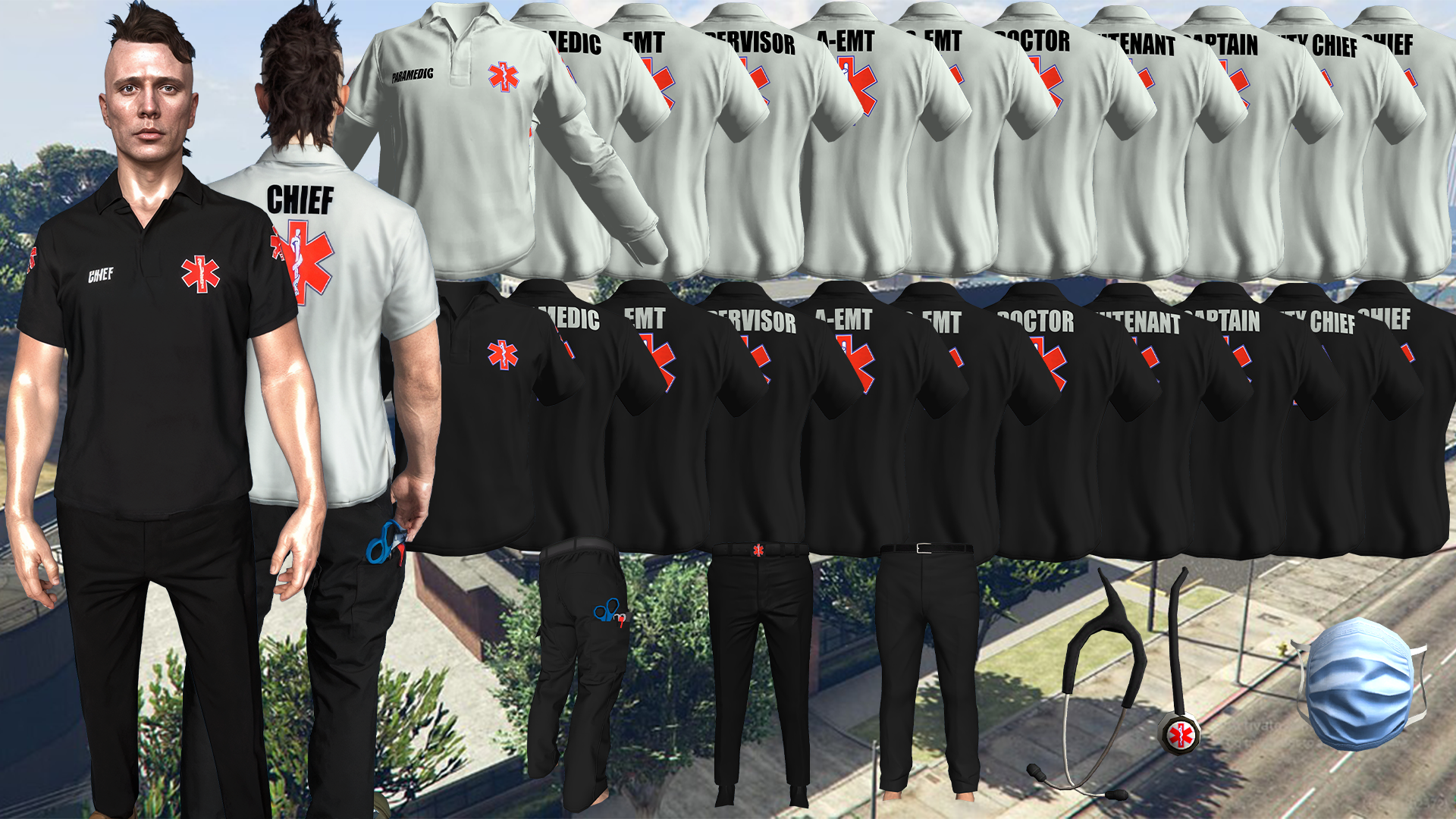 EMS Golf Shirt Unucked [Male and Female]