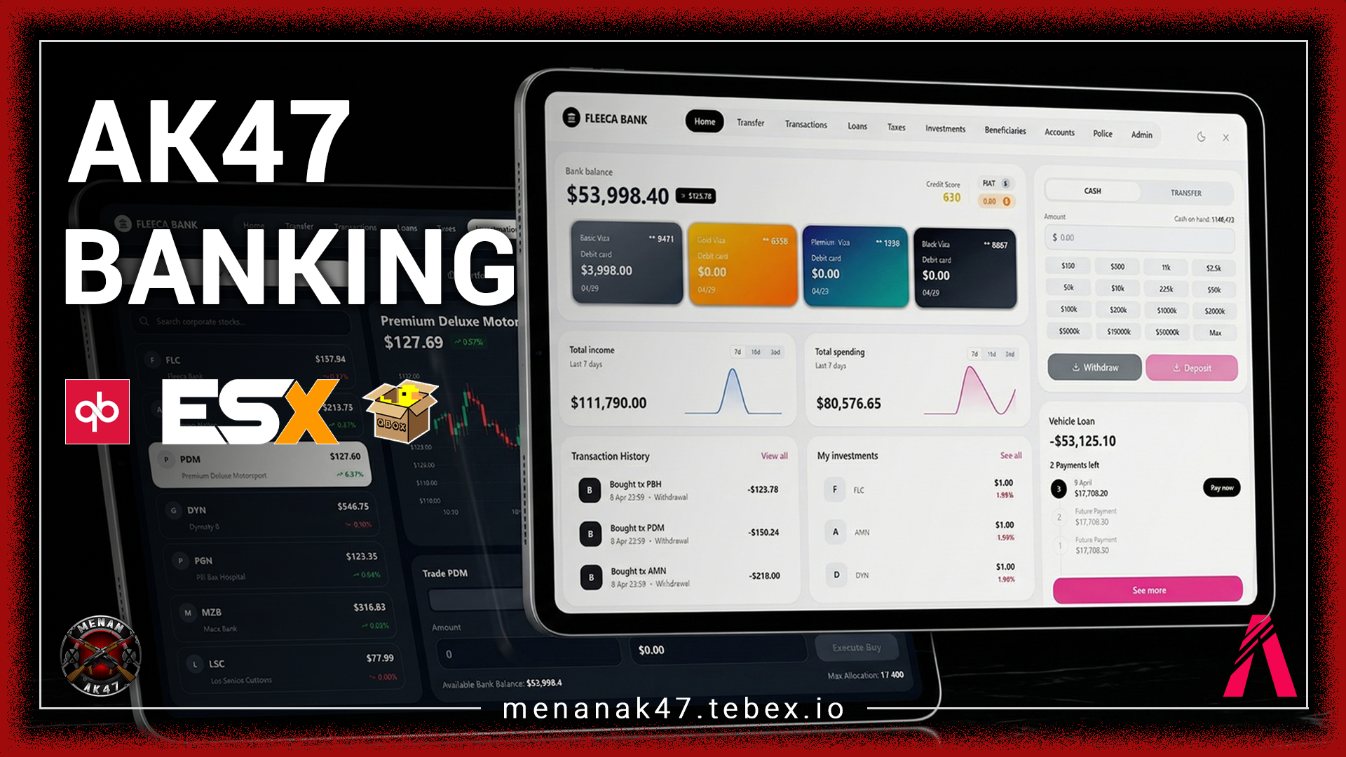 FiveM Advanced Banking System Script Thumbnail
