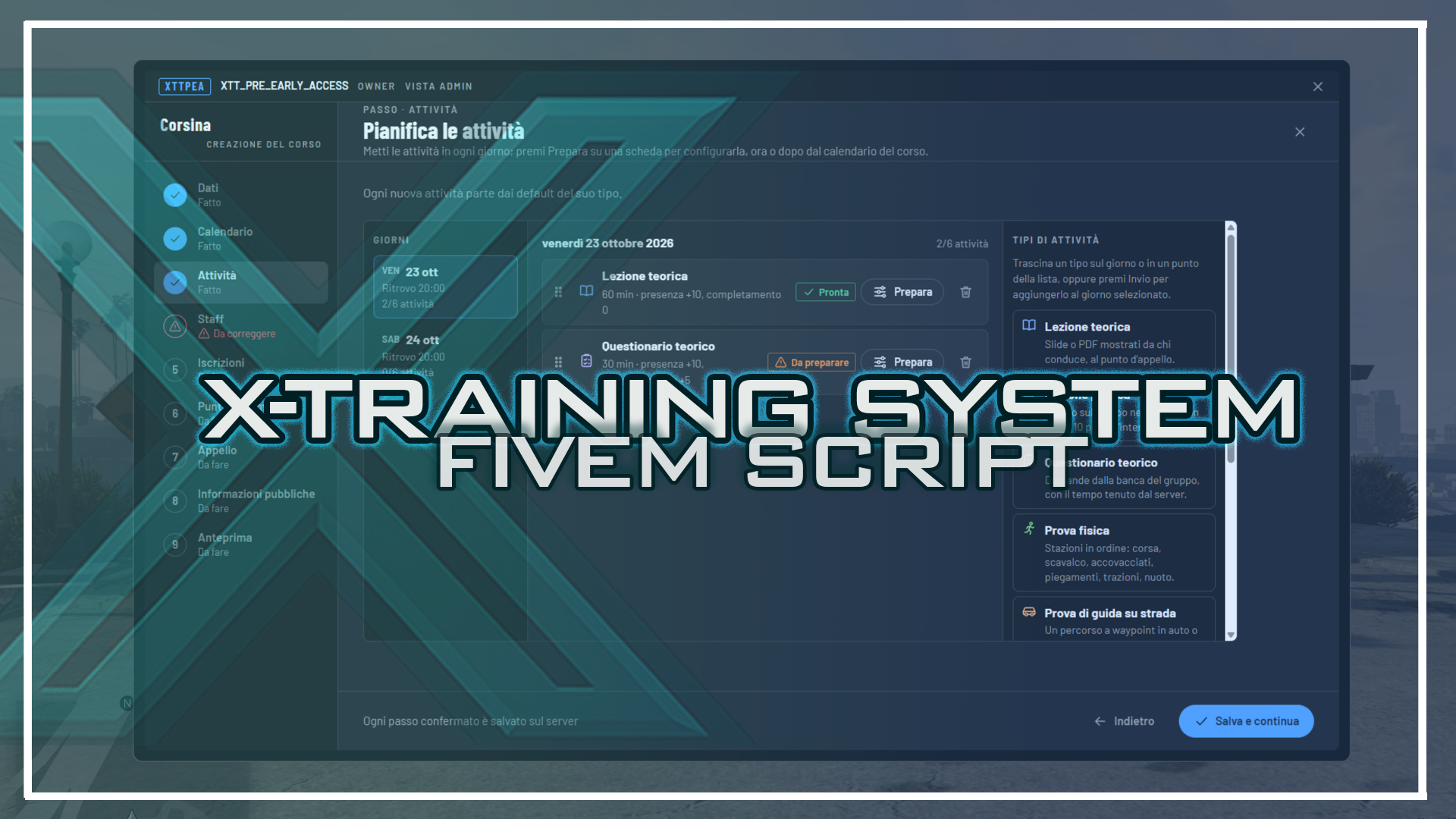 XTrainingSystem | FiveM Police Academy & Training Script