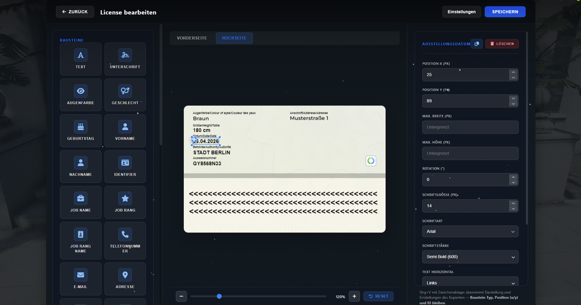 Ultimatives Lizenz- & Ausweissystem Screenshot 7