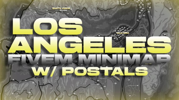 Enhanced Los Angeles Minimap (Postal Version)