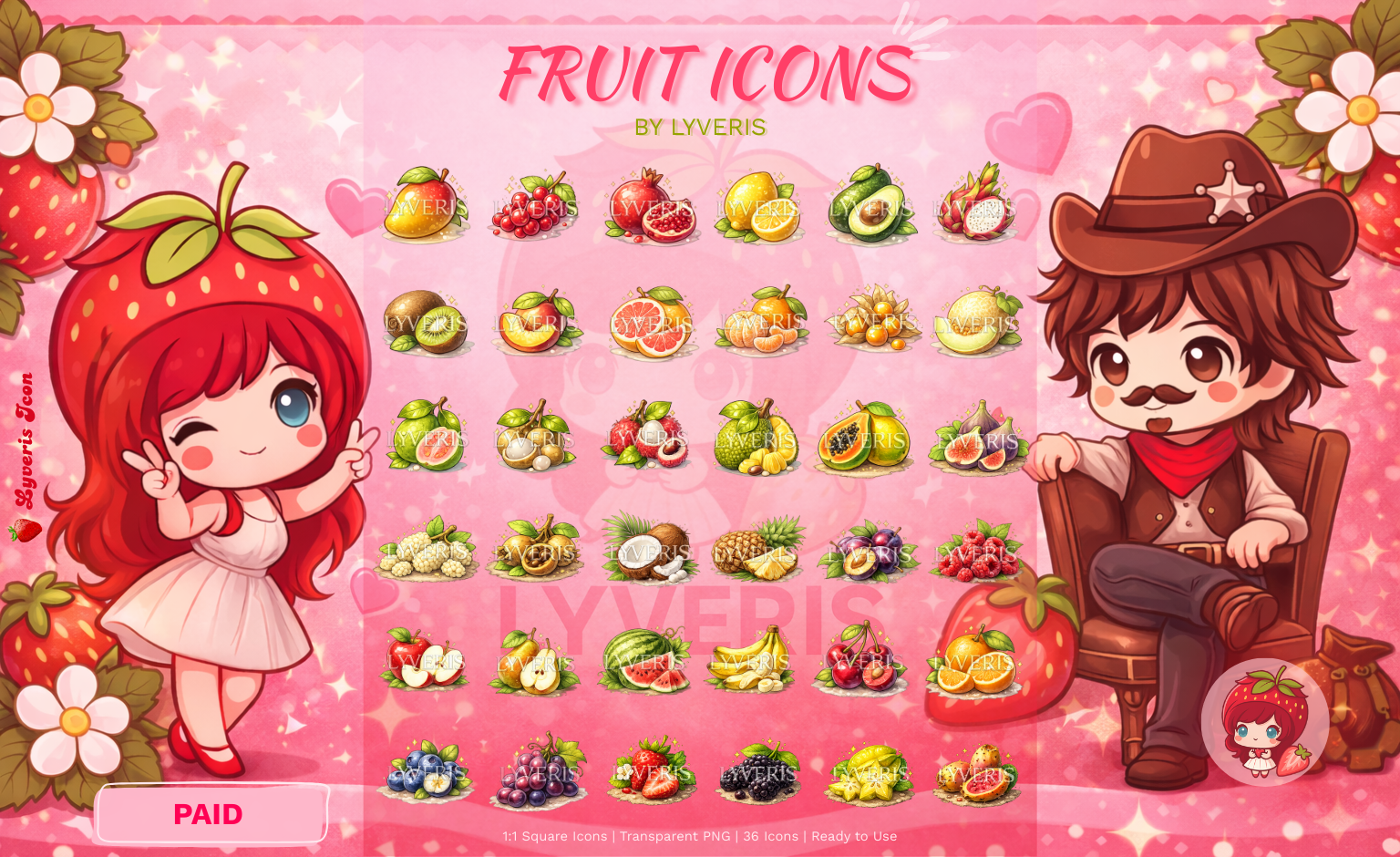 Lyveris - Fruit Icons