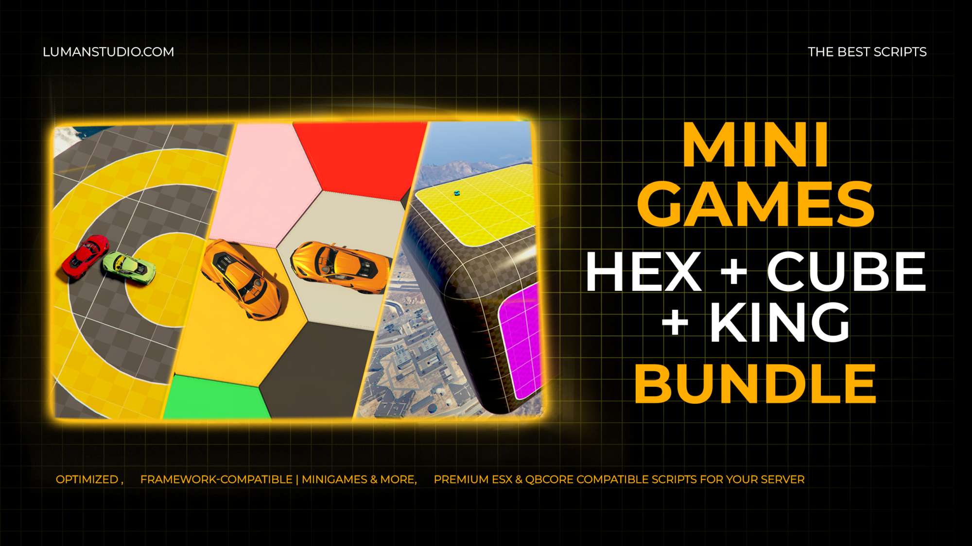 KING + HEX + CUBE Bundle 3 in 1