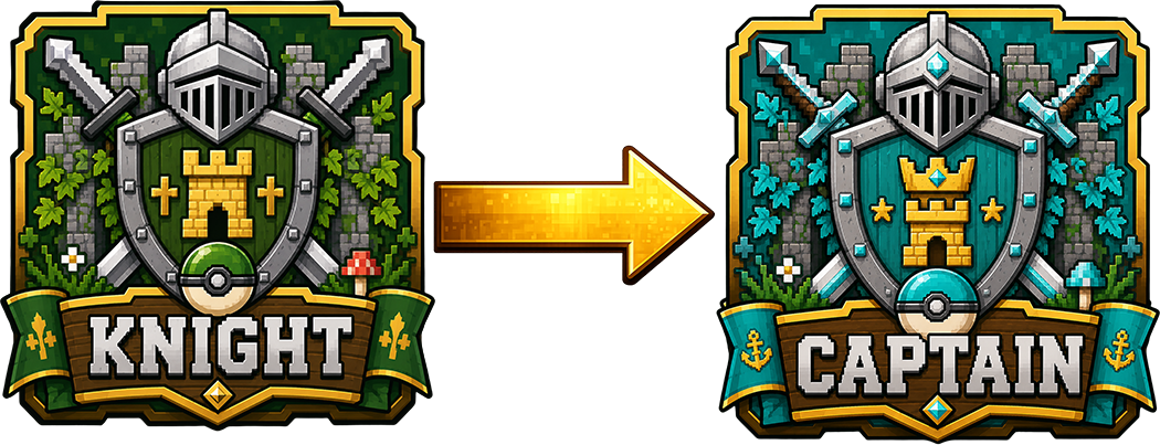 Knight --> Captain