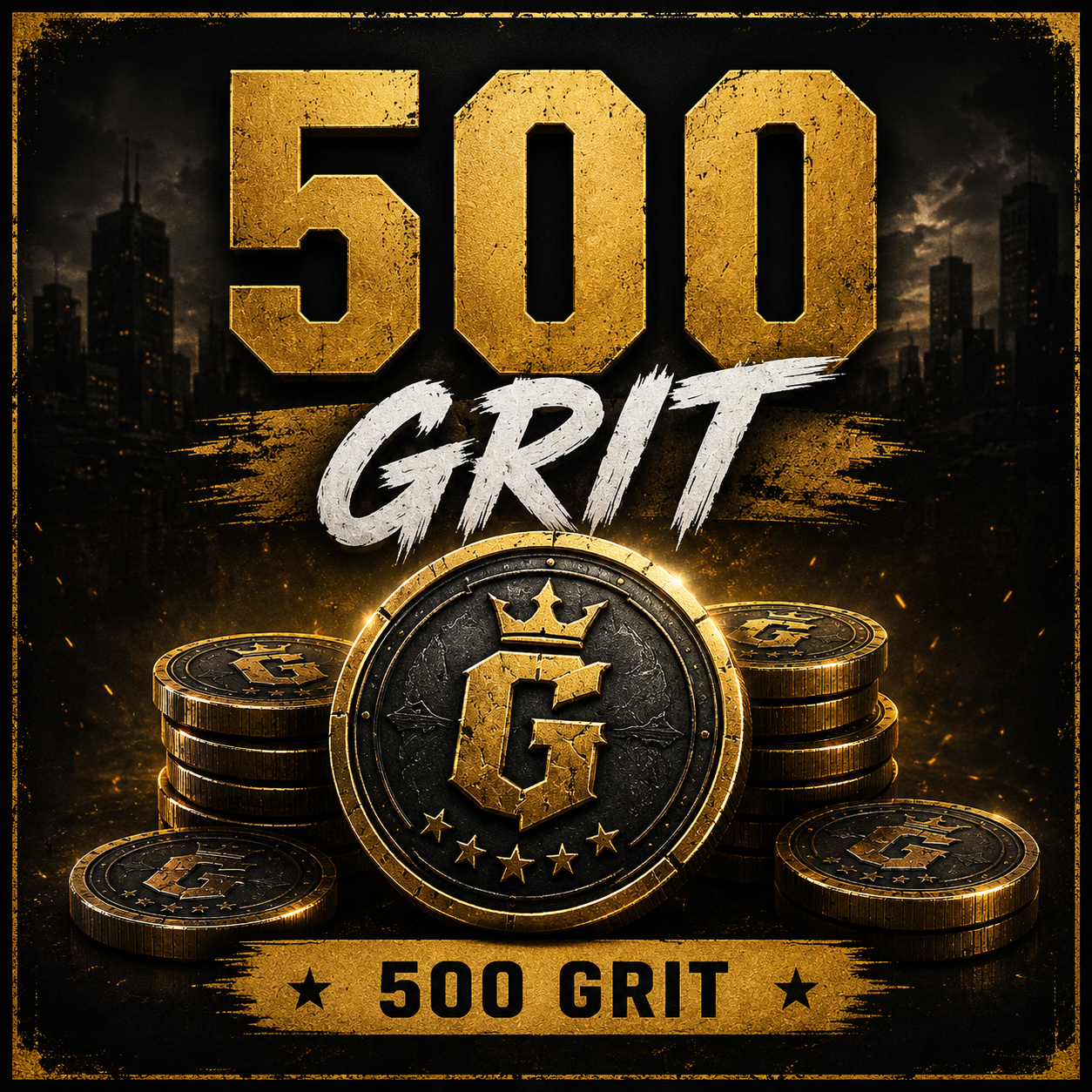 500 Grit Coin