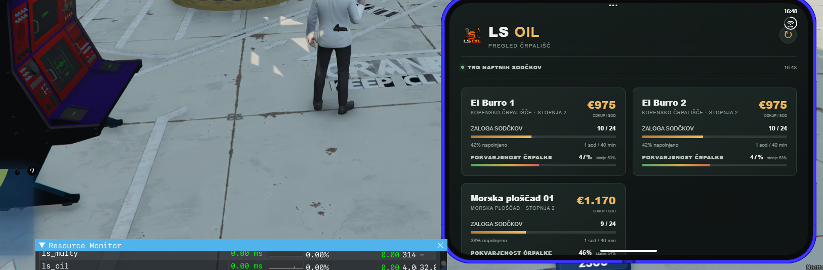 LS OIL — Oil Business & Delivery System for ESX