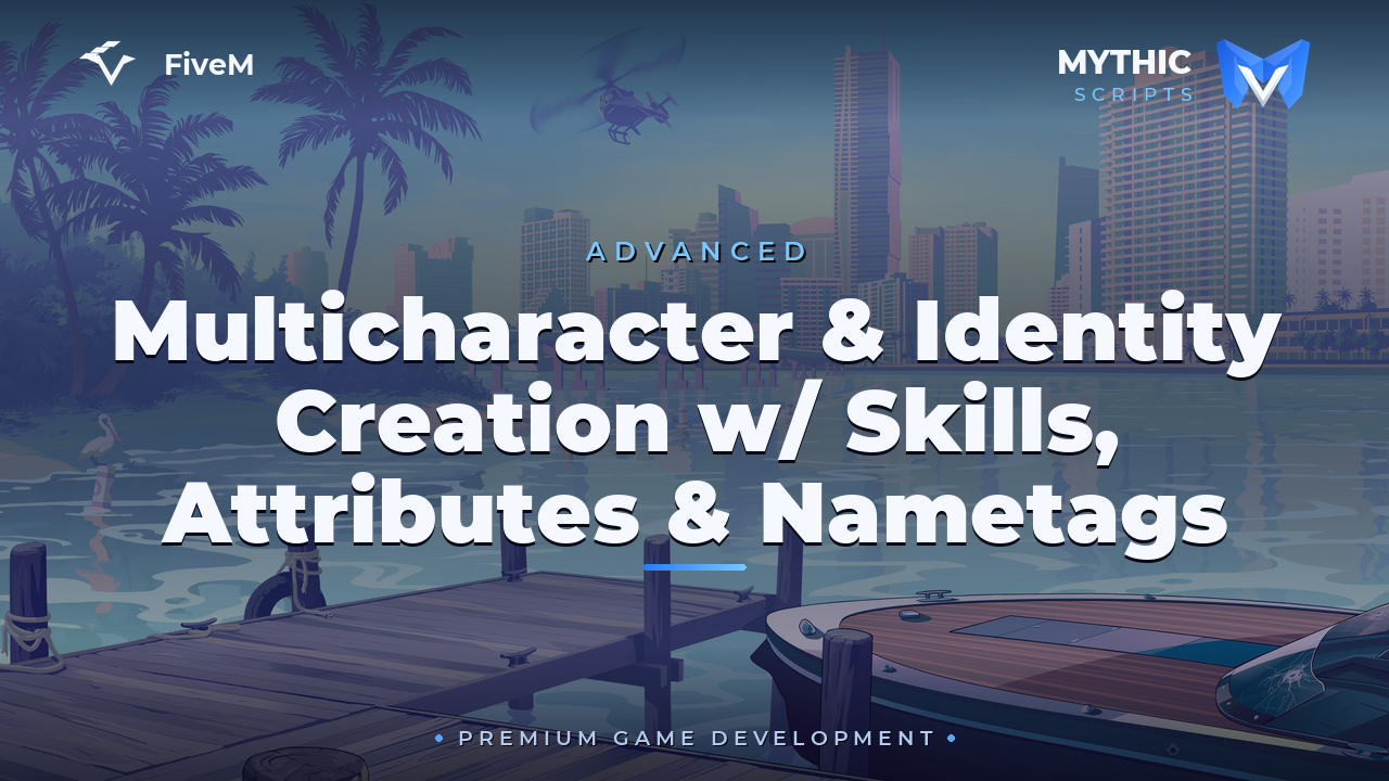 Advanced Multicharacter & Identity Creation w/ Skills, Attributes & Nametags