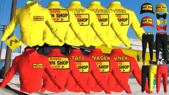 Davis Pawn Shop Uniform 3 [M+F]