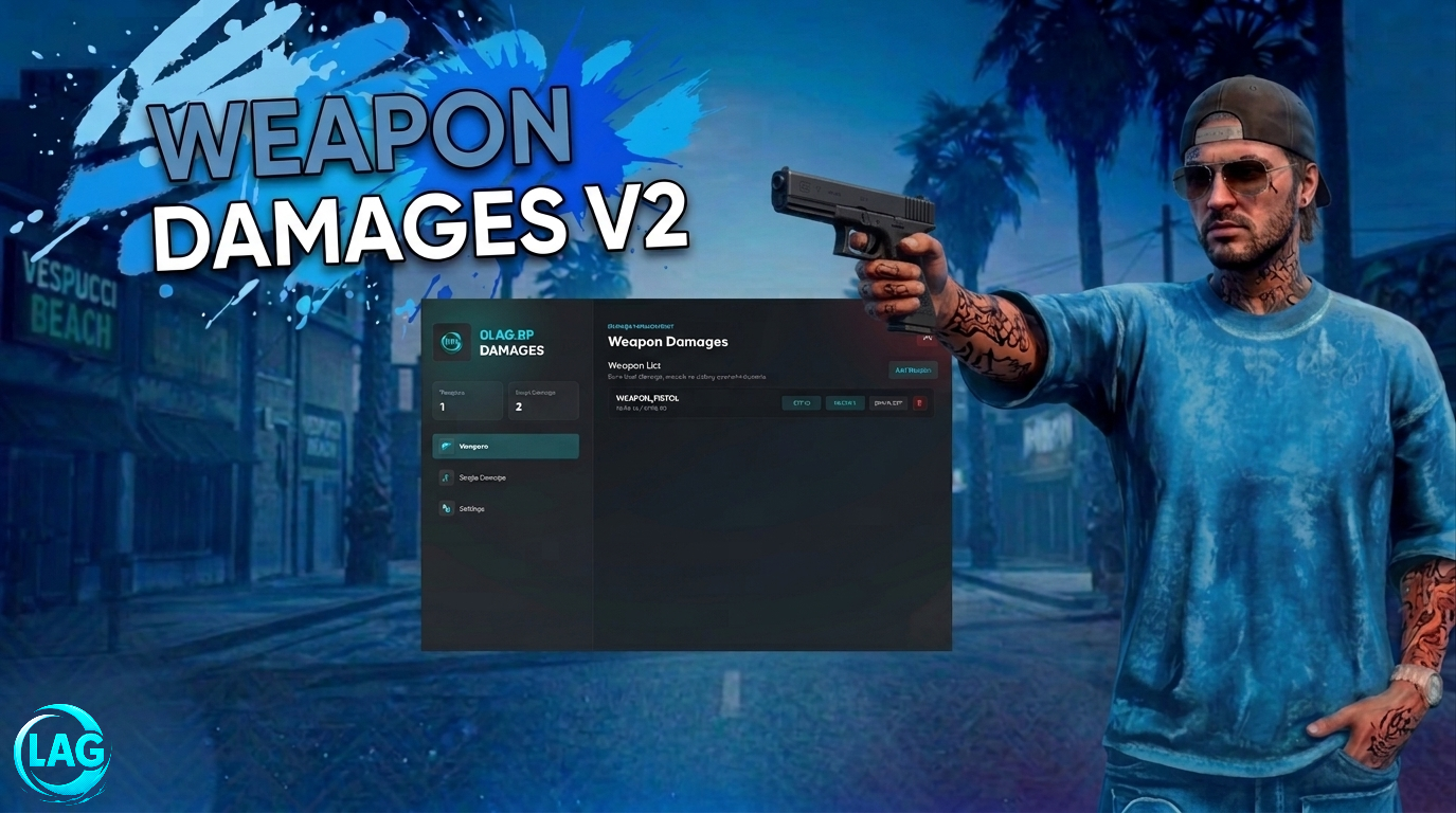 0Lag Weapon Damages V2 | [ESX,QB,QBOX]