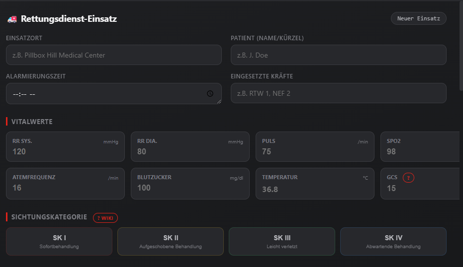 Einsatzpad Script