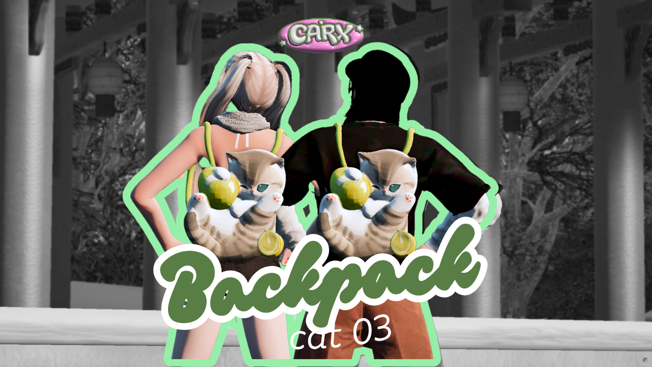 🐱 CAT BACKPACK PACK 3 [2.0]🐱