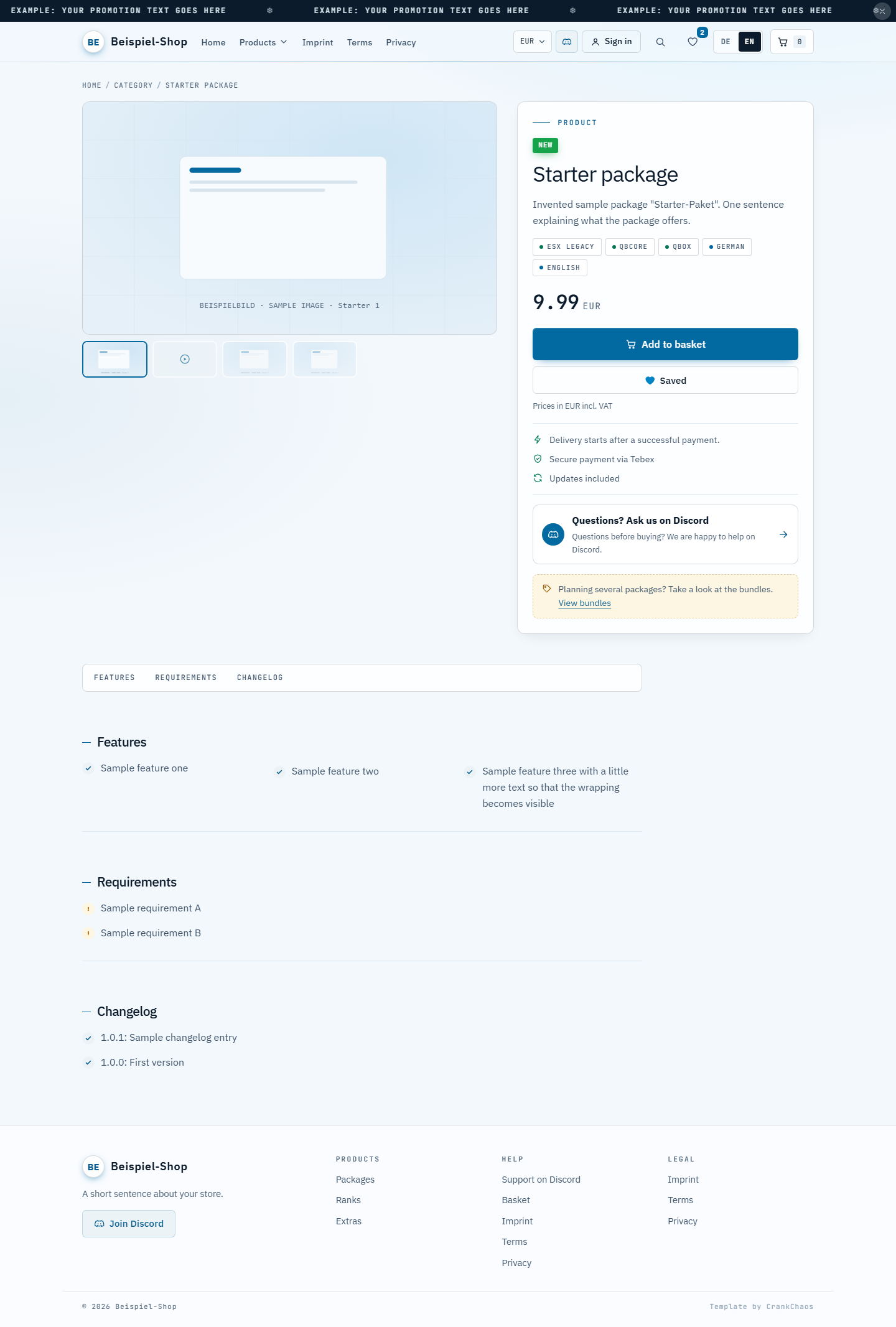 CrankChaos Tebex Template · Frost – Bild 6