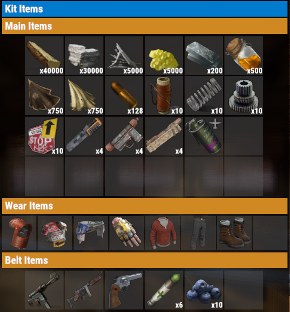 Rustality.com 3x Solo/Duo/Trio/Quad | Shared BPs Supreme Kit