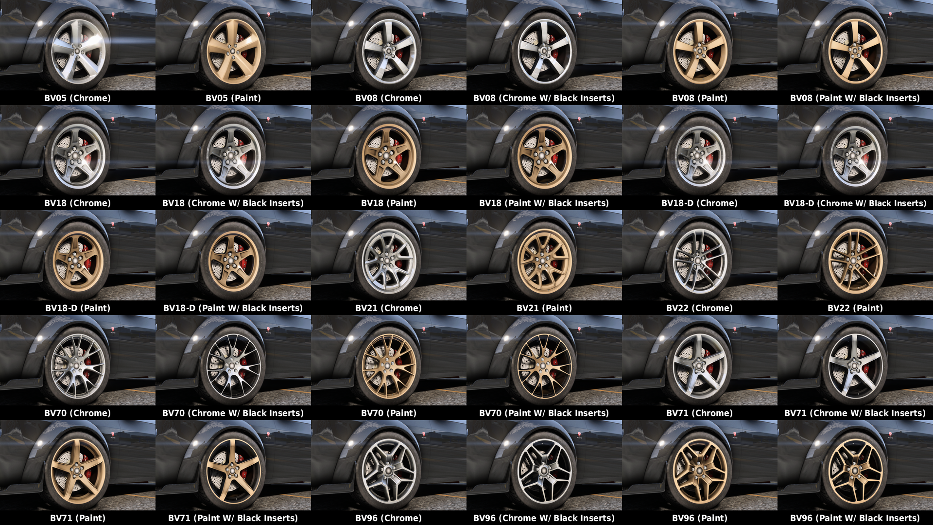 Bravado Rim Pack (30 Rims)