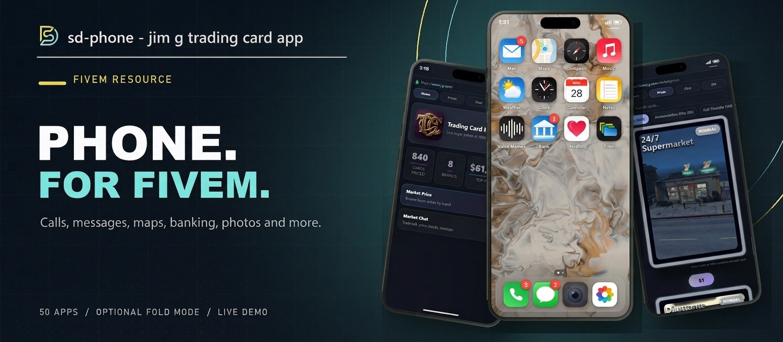 Jim-G Trading Card - SD phone app