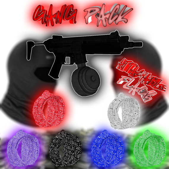 Gang Pack (Attachable Flags)