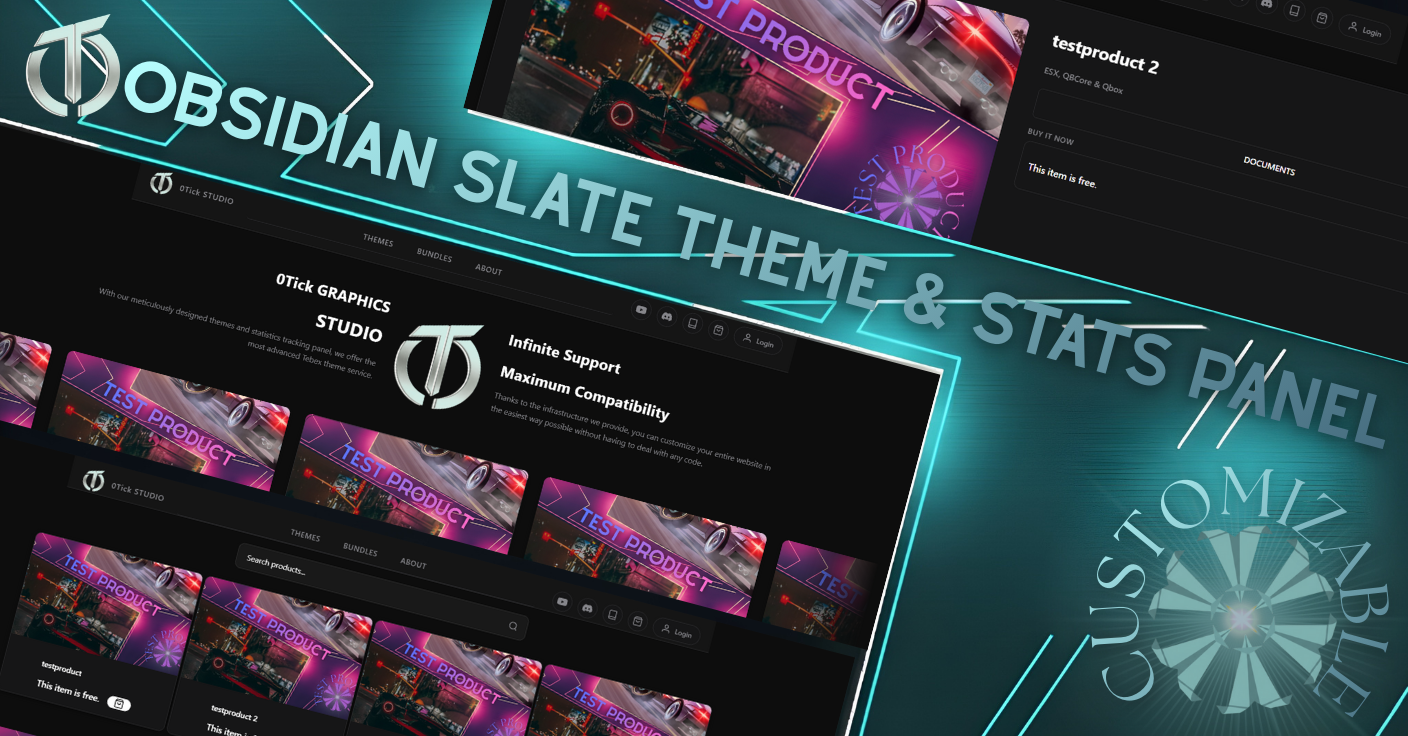 OBSIDIAN SLATE THEME