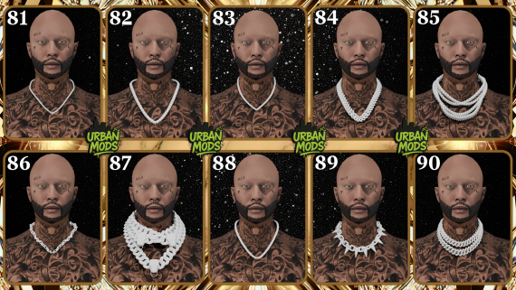 [CHAINS] PACK #9 - ONLY MODEL 3D NO FIVEM [.OBJ and TEXTURES]