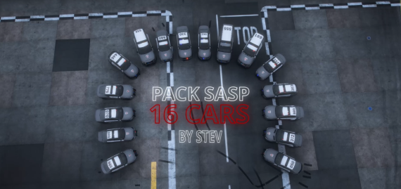 🚓 PACK 16 CARS SASP VANILLA 🚓