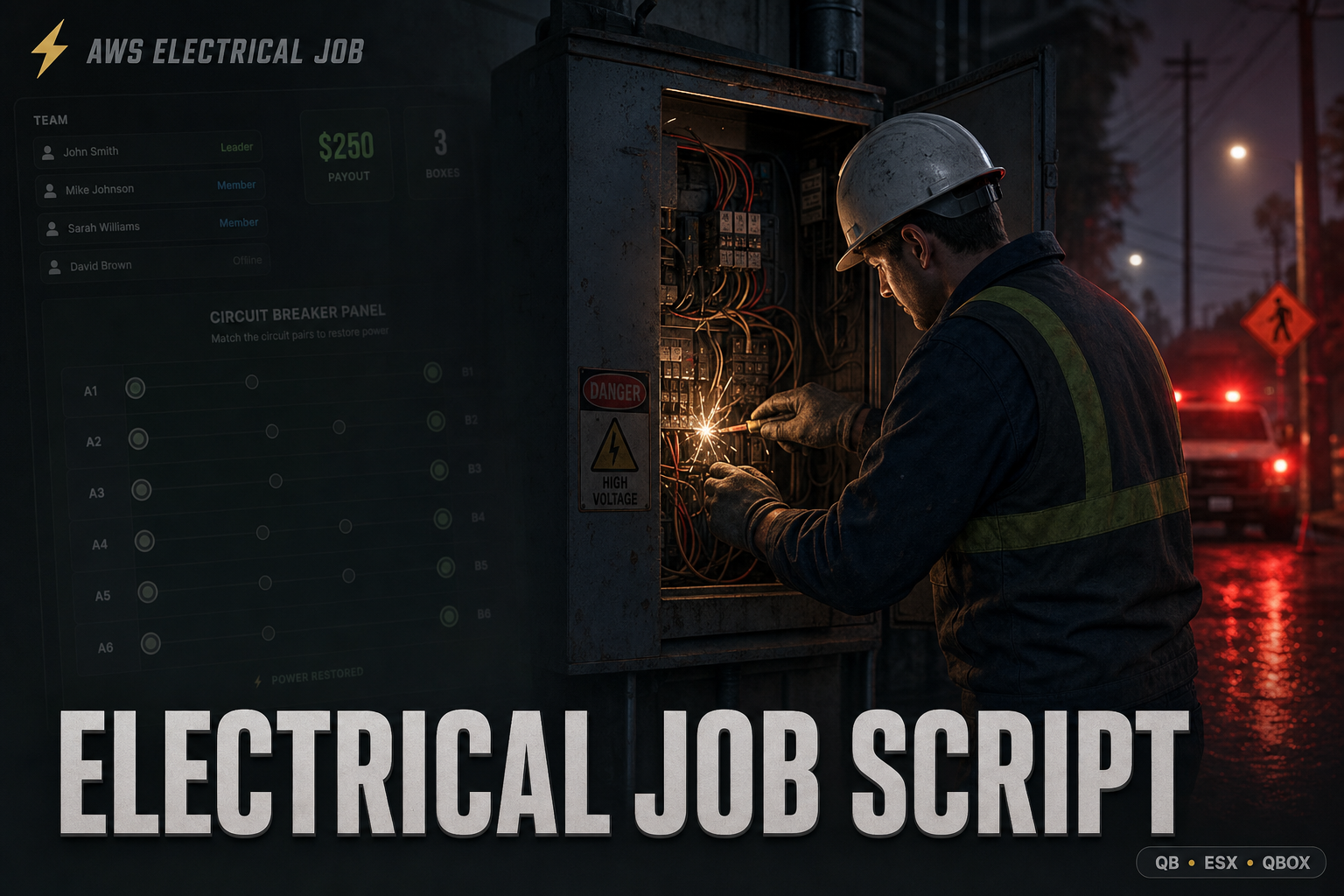 AWS ELECTRIC — Electrician Job System