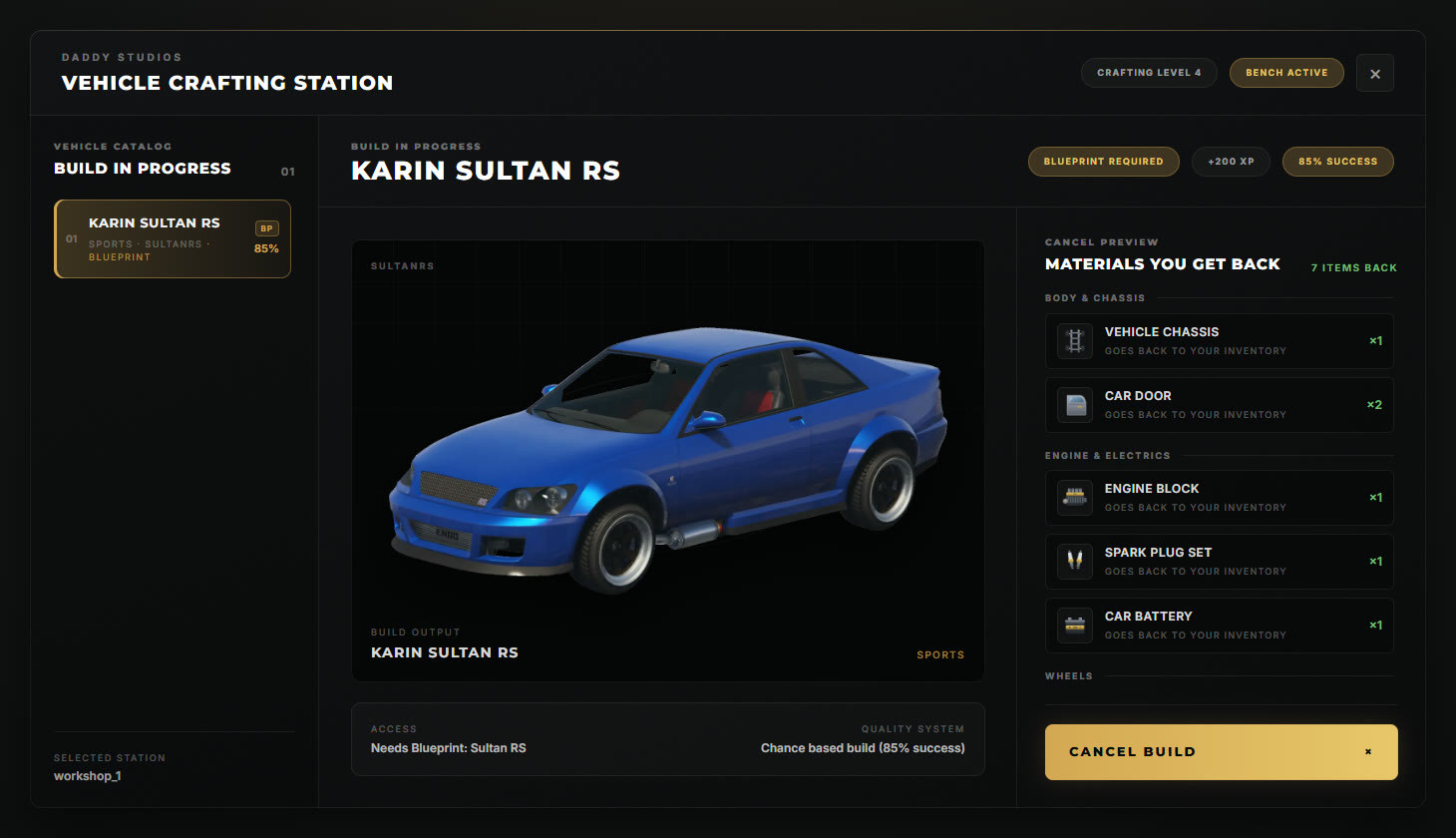 Car Crafting - Open Source - 7