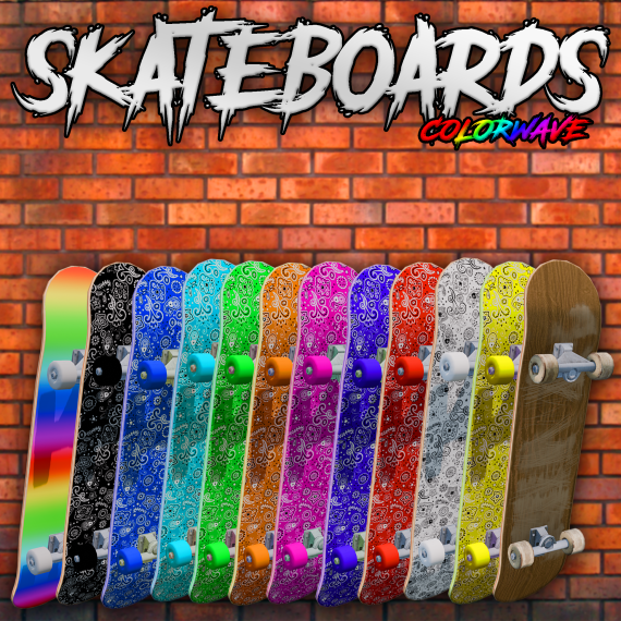 SKATEBOARDS COLORWAVE