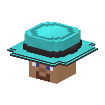 Aqua Fedora Hat