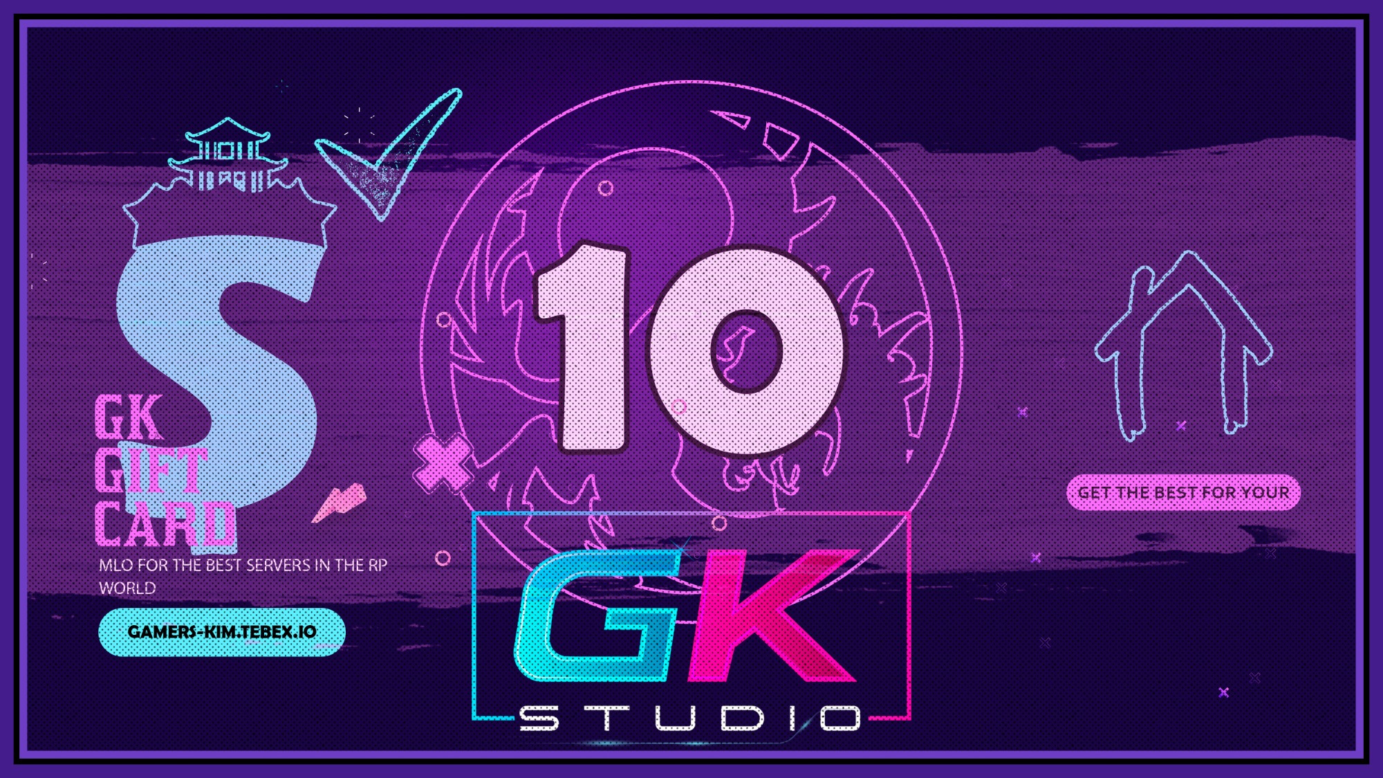 Gift card for 10$