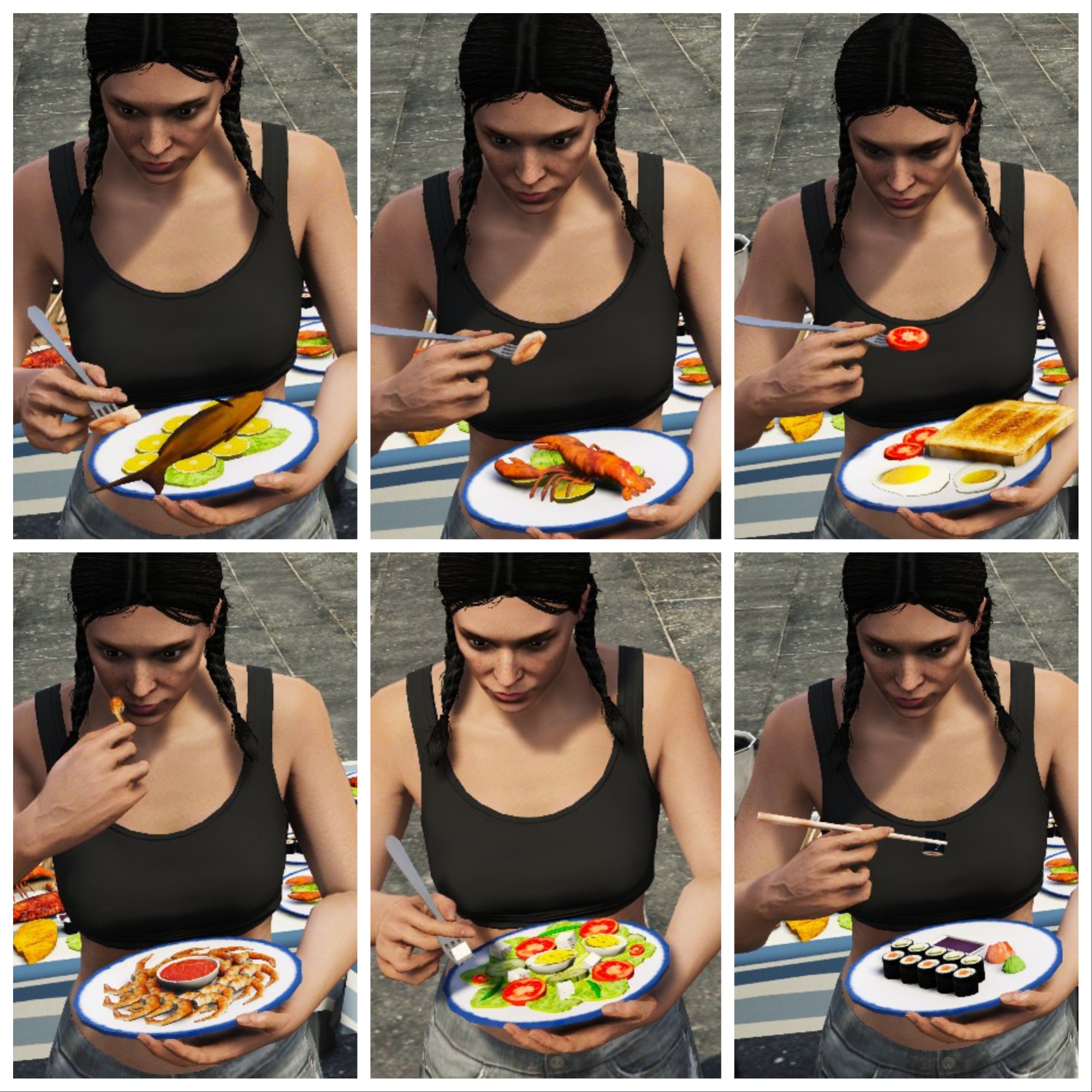 Restaurant food